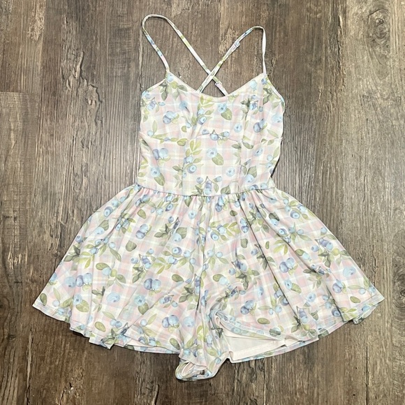 FINAL PRICE NWT UO Mattie Floral Mesh Romper - Picture 2 of 10